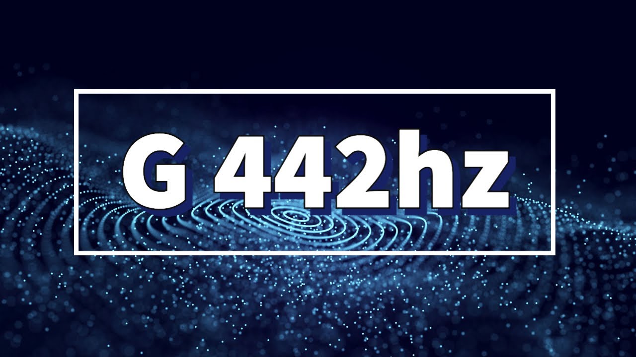 ESTUDIA AFINACION | G 442hz 4k | DRONE-NOTA PEDAL | TheExcerptClub
