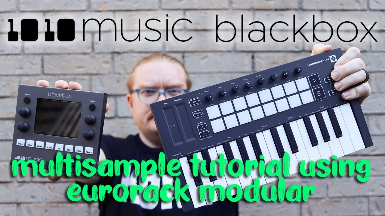 1010 music blackbox Multisample tutorial with Eurorack Modular MI Rings