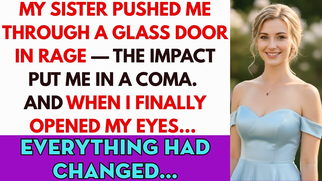 My Sister Pushed Me Through a Glass Door in Rage—The Impact Put Me in a Coma “And When I Finally...