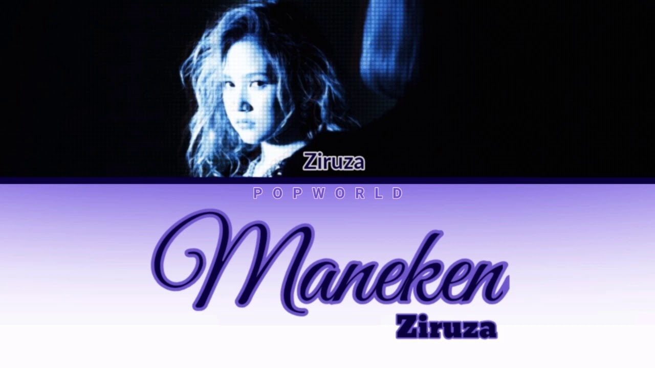 Ziruza - Maneken [сөзі, текст+color coded lyrics] КАРАОКЕ!