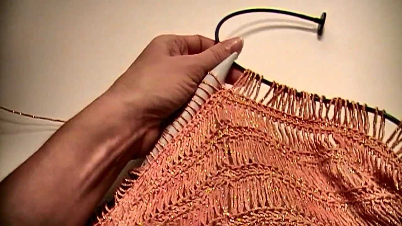 Making the Cowl Cami with Broomstick Lace in the Round