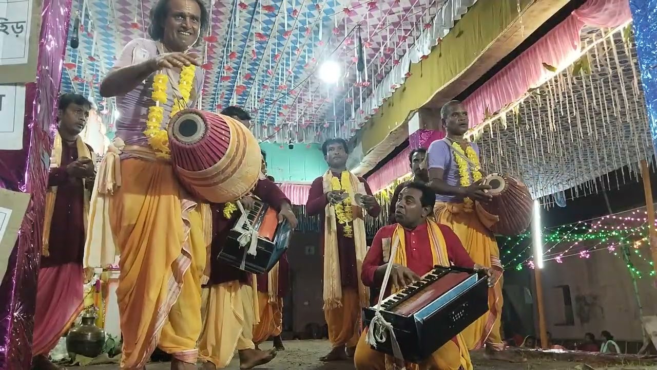 নাচে গানে জমজমাট আসর কুবাশোল✴️একতলা হরিনাম সংকীর্তন 🌷জয় নিতাই 