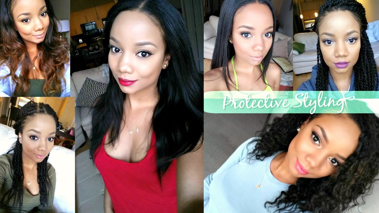 💜 Taking care of your hair under a sew-in/protective