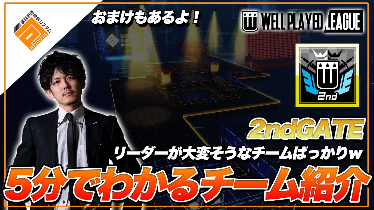 ウェルプレ2ndGATEチーム紹介_癖の強い選手にリーダーも苦労...？【#コンパス】