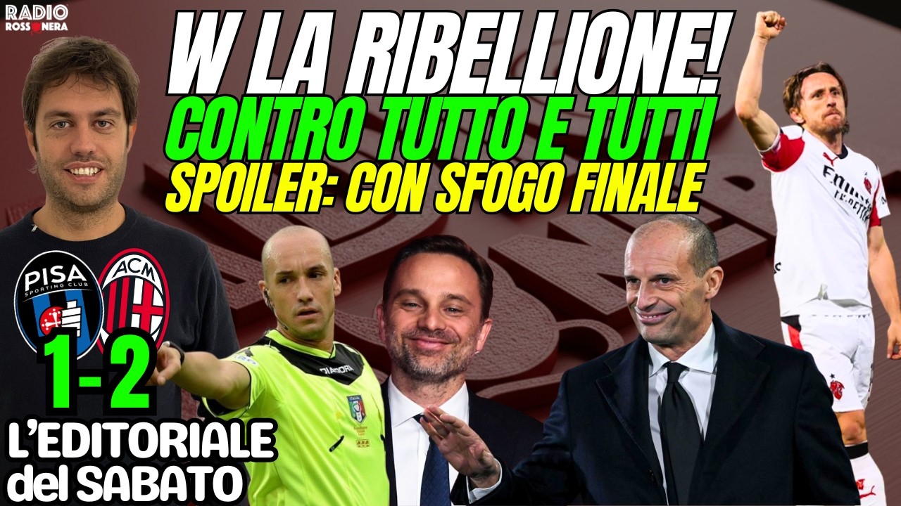 I RIBELLI DI MAX. CONTRO TUTTO E TUTTI CON SFOGO FINALE | L'Editoriale del Sabato