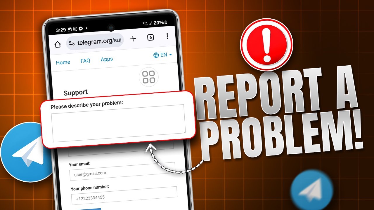 How to Report a Problem on Telegram | Report Issue to Telegram Support