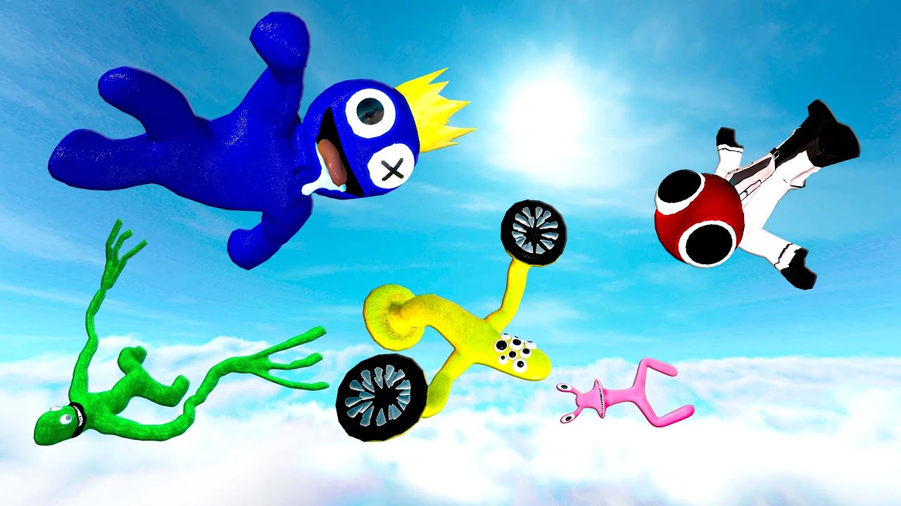 Garry's Mod: Rainbow Friends: Epic Ragdolls ep.164