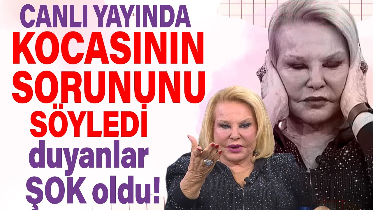 Canlı yayında kocasının sorununu söyledi duyanlar şok oldu!