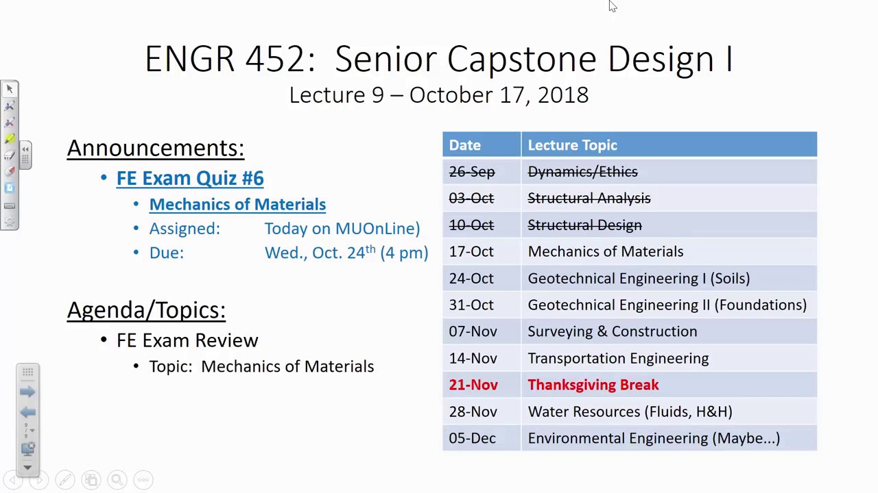 *FE Exam Review: Mechanics of Materials (2018.10.17)