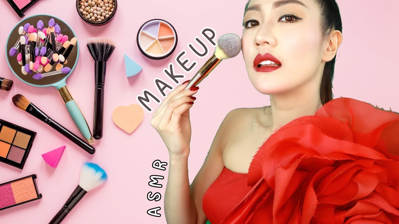 ASMR (ภาษาไทย) แต่งหน้าให้เพื่อน ไปฉลองปีใหม่ 💄 ASMR MAKEUP ROLEPLAY For New Year  Countdown 2020