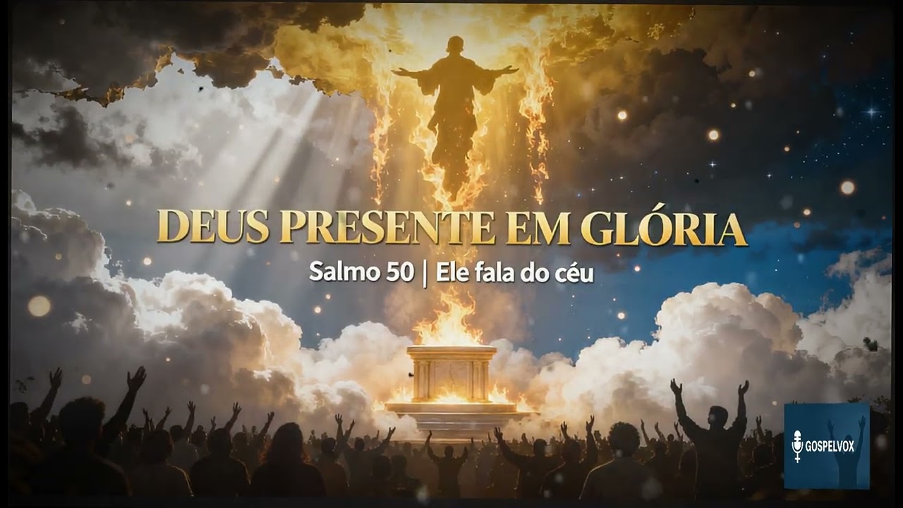 🎵DEUS PRESENTE EM GLORIA  - ( SALMO 50)