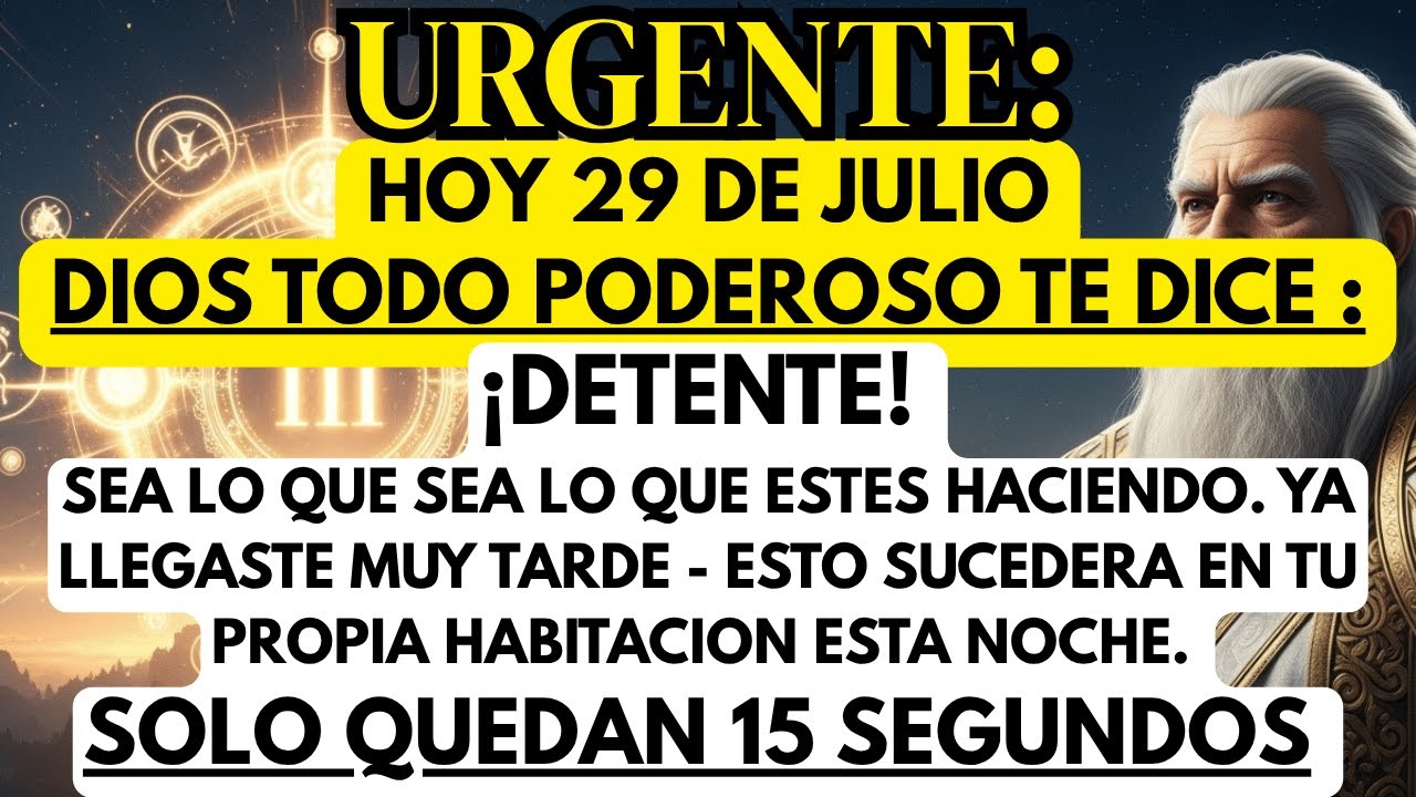 DIOS TE HABLA HOY: ESTA NOCHE ALGO SOBRENATURAL PASARÁ EN TU CASA |  MENSAJE URGENTE DE DIOS