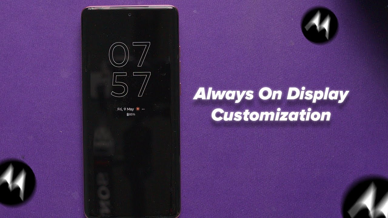 Как включить или отключить функцию Always On Display (AOD) на мобильных устройствах Motorola?
