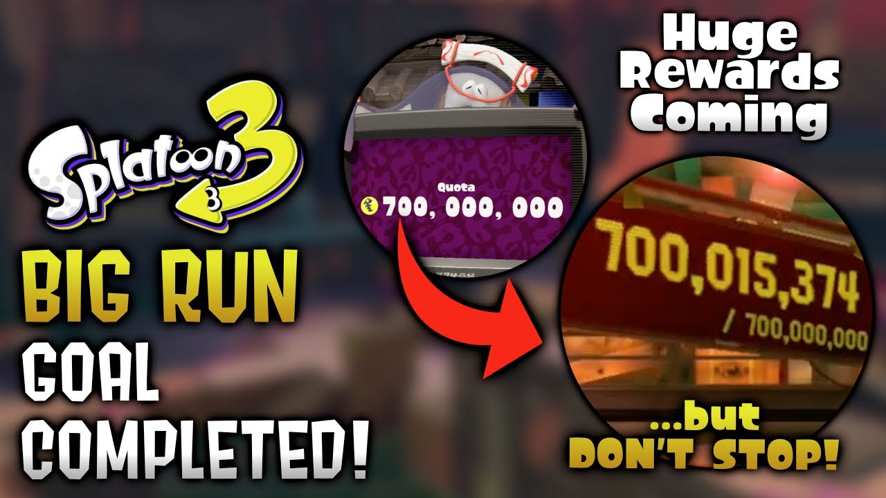 Big Run Golden Egg Goal COMPLETED! - Splatoon 3