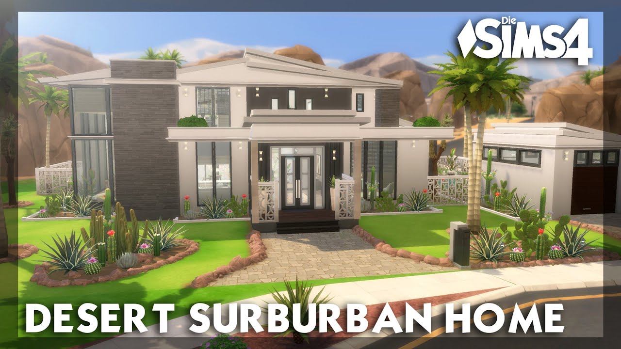 Sims 4 Desert Suburban Home | Stop Motion | Sims 4 | No CC