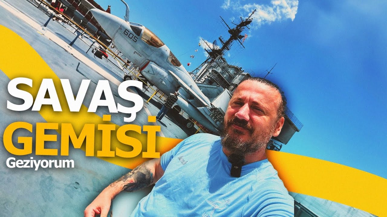 Amerikan Uçak Gemisi USS Midway'de Tek Başına - San Diego | ABD