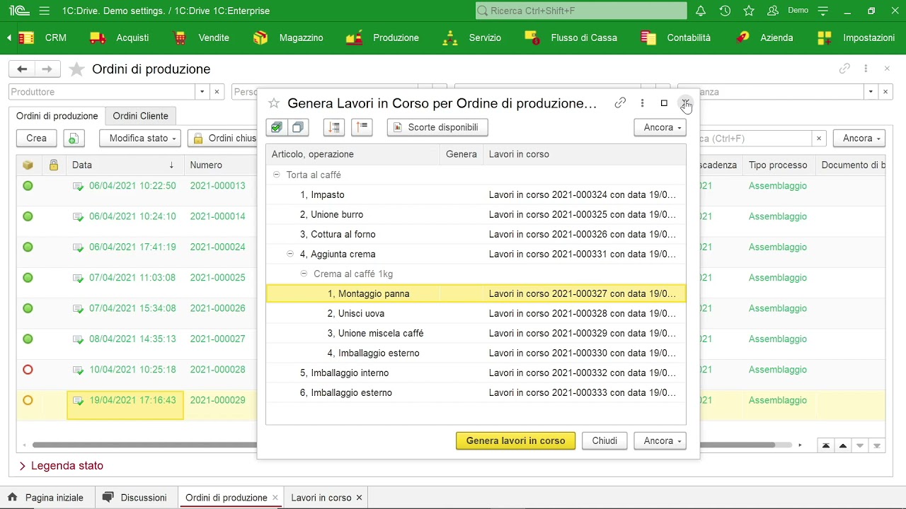 Gestione delle produzione con un ERP: i processi