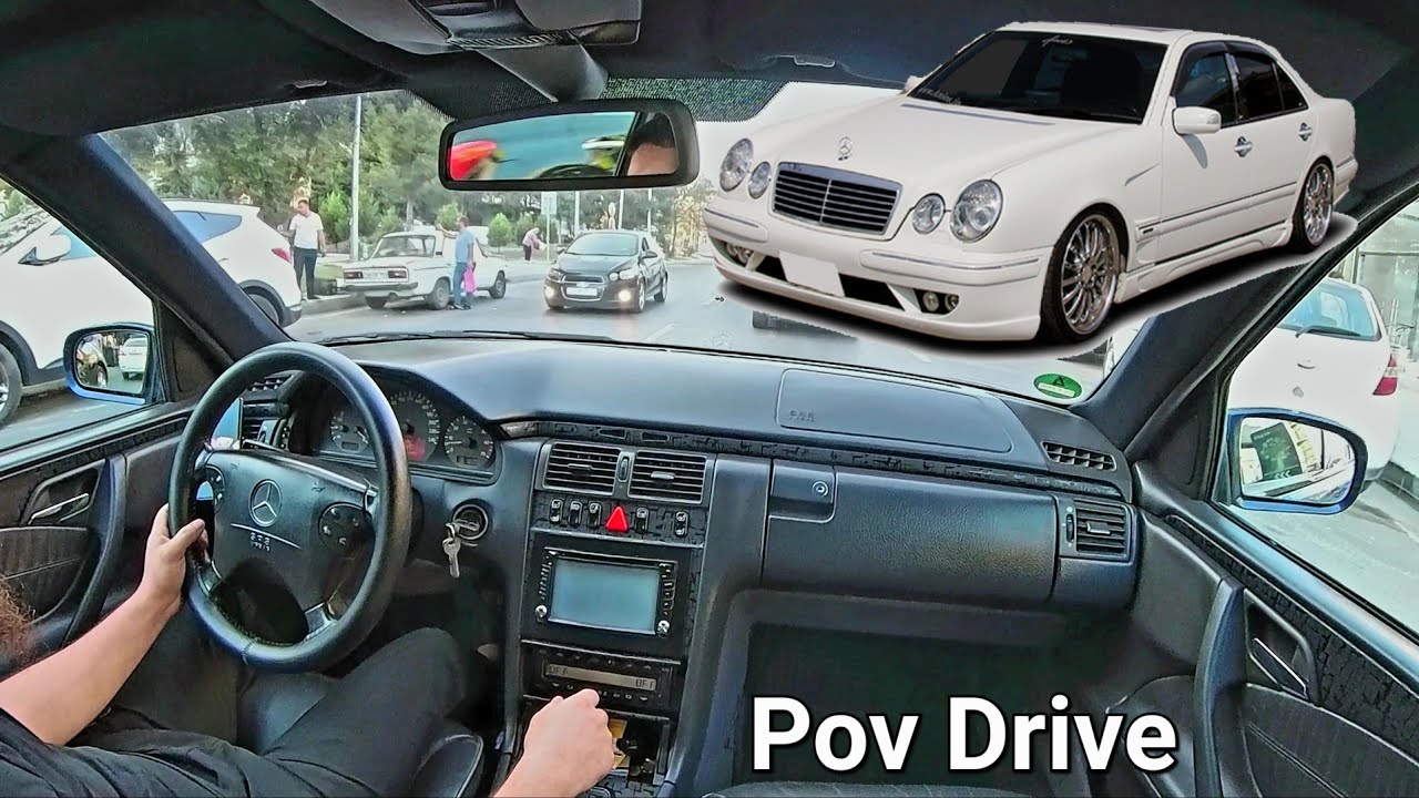 2000 year Mercedes-Benz w210 E240 | Pov Drive in city Baku