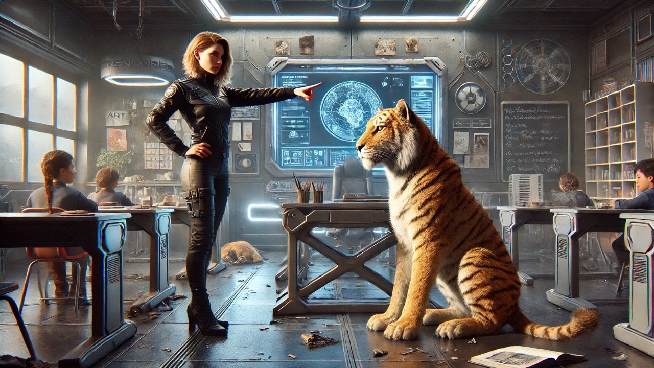 A Cub Knocked Over Desks in Rage — She Pointed to the Corner, and It Sat There All Class HFY ~ SCIFI