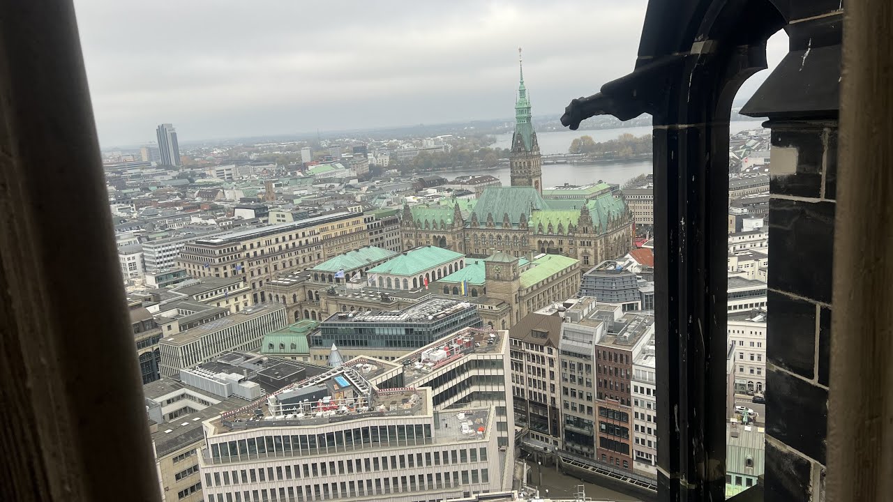 С ВЫСОТЫ ПТИЧЬЕГО ПОЛЁТА ❤️ ГАМБУРГ #germany #kirche #galinastar