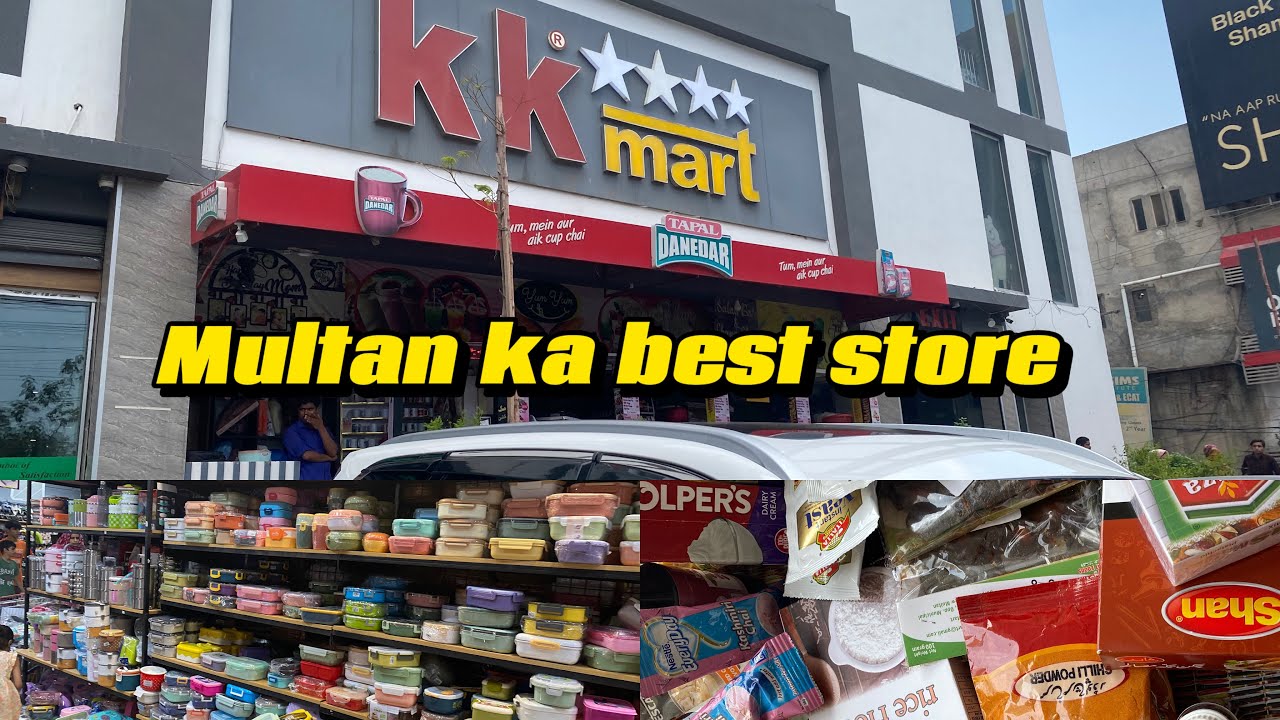 K k Mart the best Mart in  Multan/ Shopping Vlog by routine with rafia