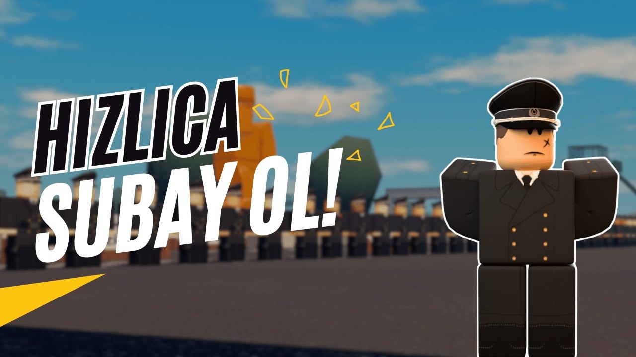 En Hızlı Subay Olma Taktiği! |  TA Roblox
