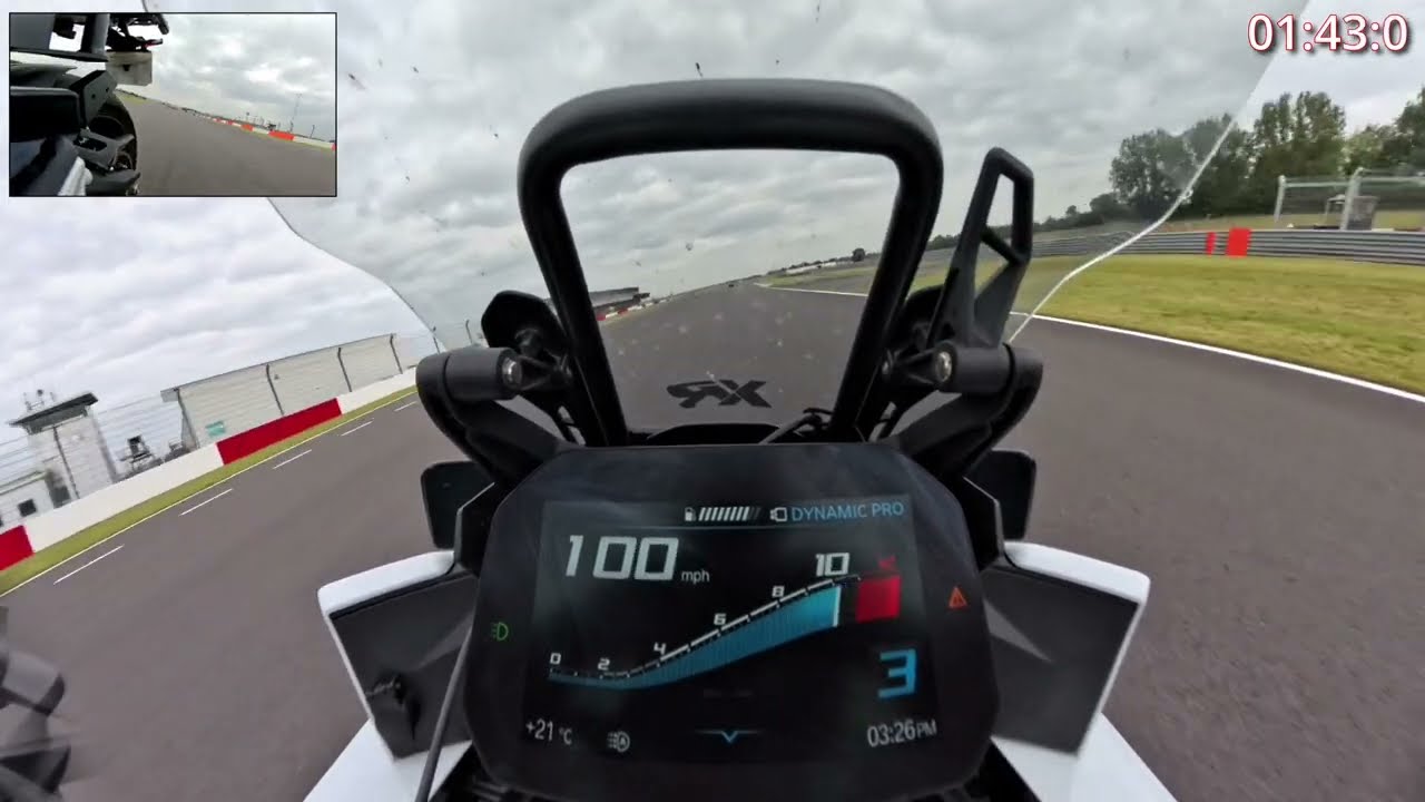 BMW S1000XR Track Day Donington Park intermediate