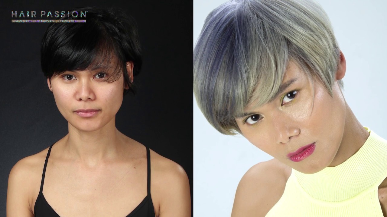 Applying HAIR PASSION Metallics: 8.001 with 7.011