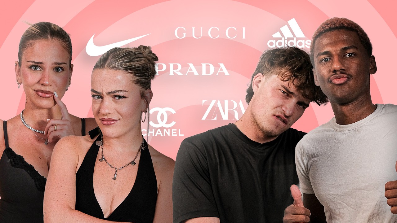 Wer kennt die meisten Modemarken?🤑 mit WoistLena, Livia, Romina, Mirko, Giuliano und Brooklyn