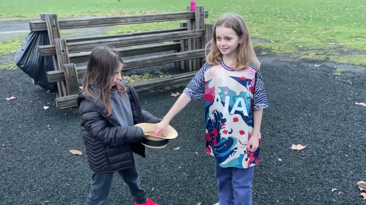 Gymnastics challenges at the outdoor gym