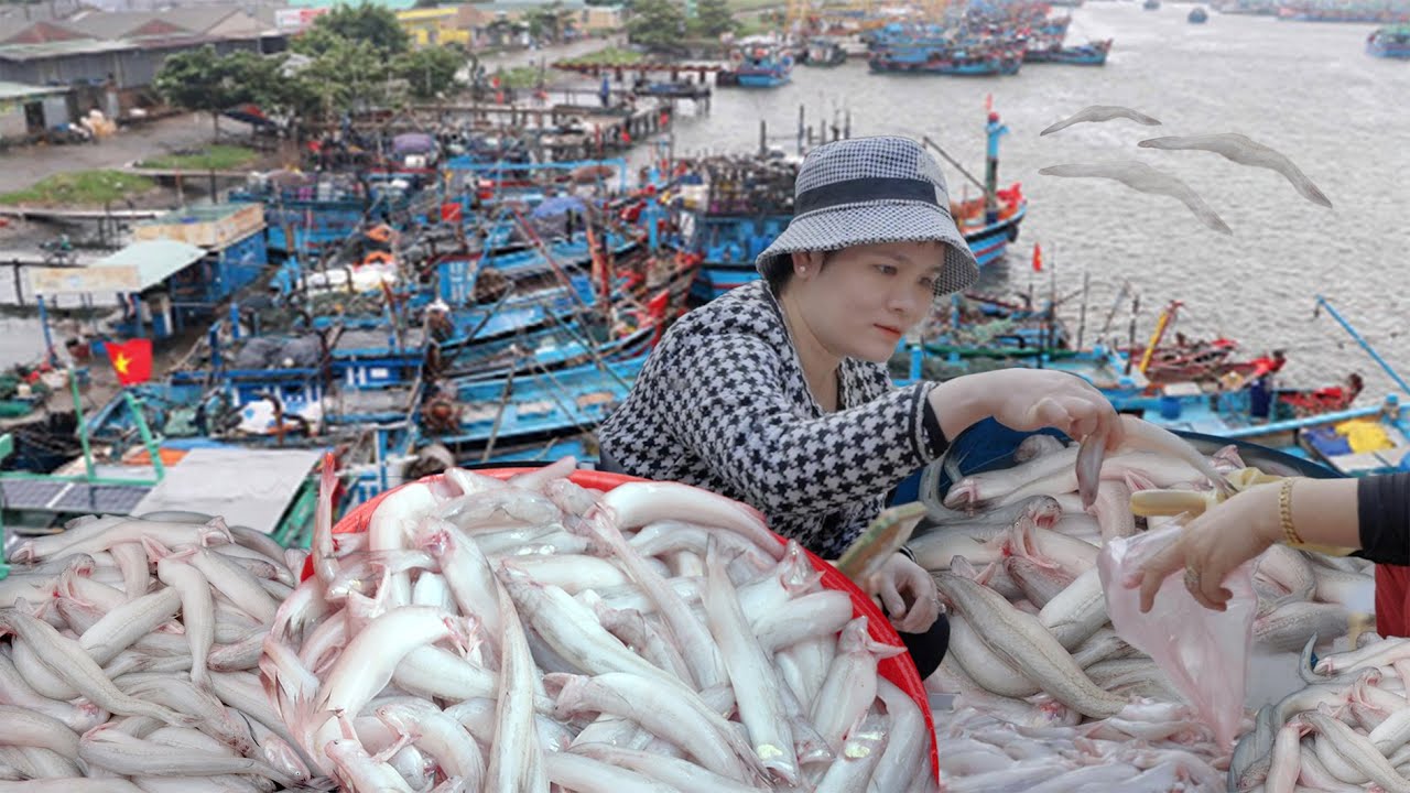 The sweet potato fish is tender and melts in your mouth. (girl countryside vlog )
