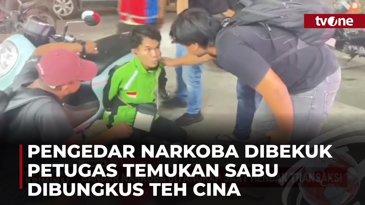Pengedar Berseragam Ojol Ditangkap, Bukti Sabu 3 Kilogram Diamankan