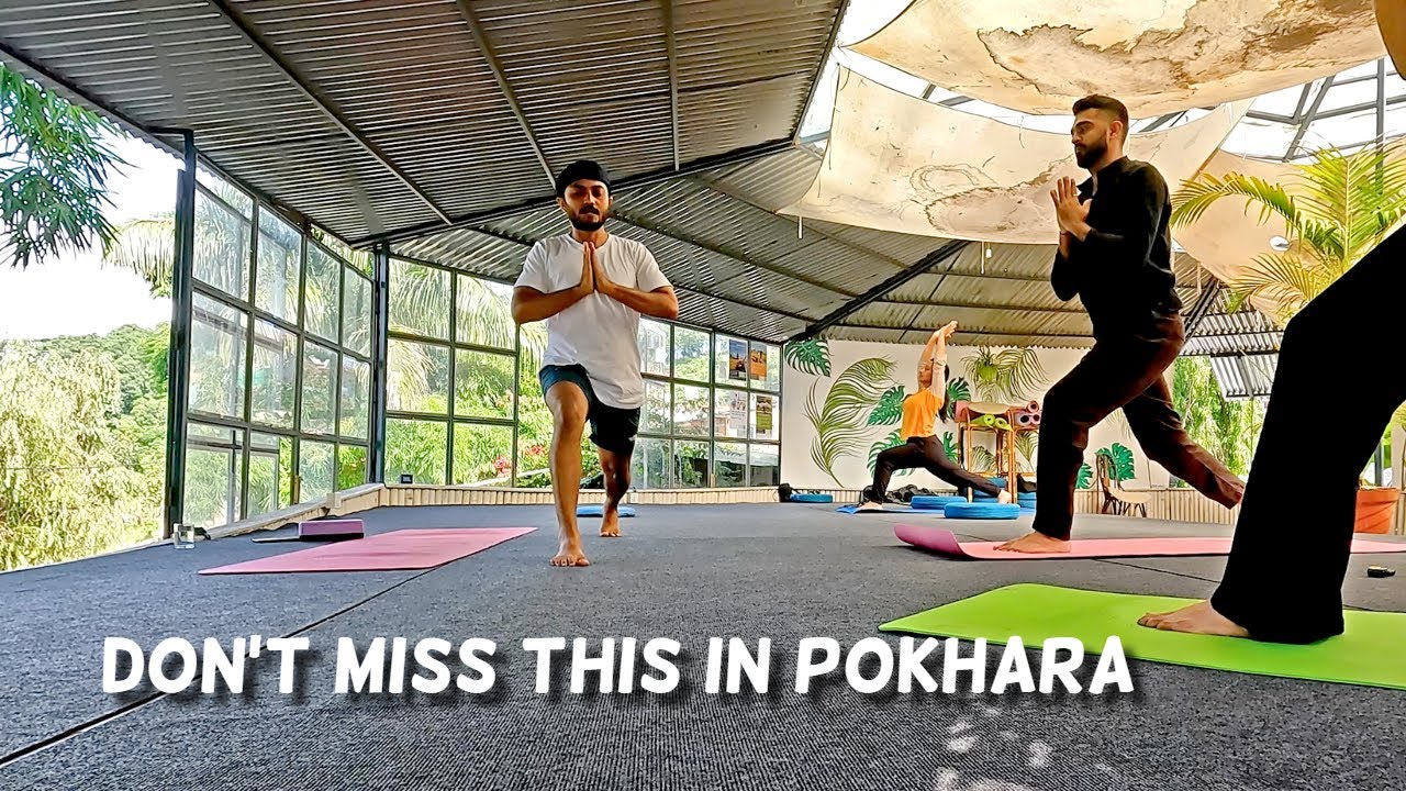 Relaxing Yoga Near Phewa Lake In Pokhara |  Must Visit Cafes | Nepal | Two Off To