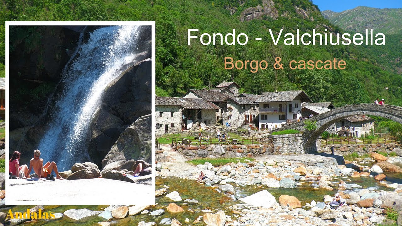 Fondo - Valchiusella - Borgo & Cascate - Piemonte - Torino [4K]