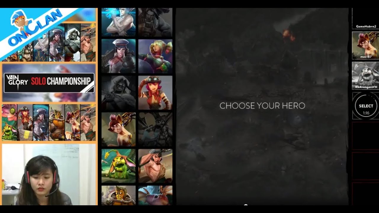 Live Stream Vainglory - GameHubVn