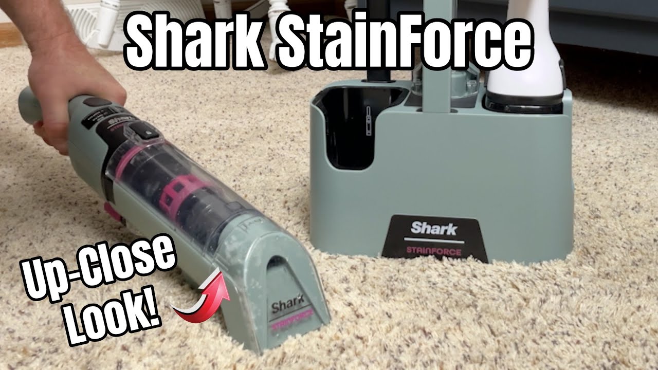 Познакомьтесь поближе с совершенно новым беспроводным пылесосом Shark StainForce!