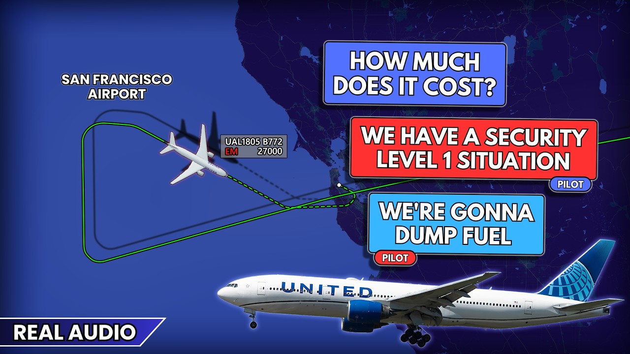 Drunk, disruptive passenger causes fuel dump and diversion to San Francisco. Real ATC