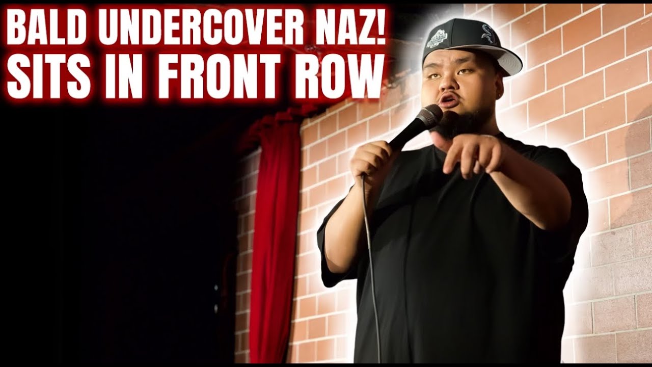 Bald Undercover Nazi sits front row