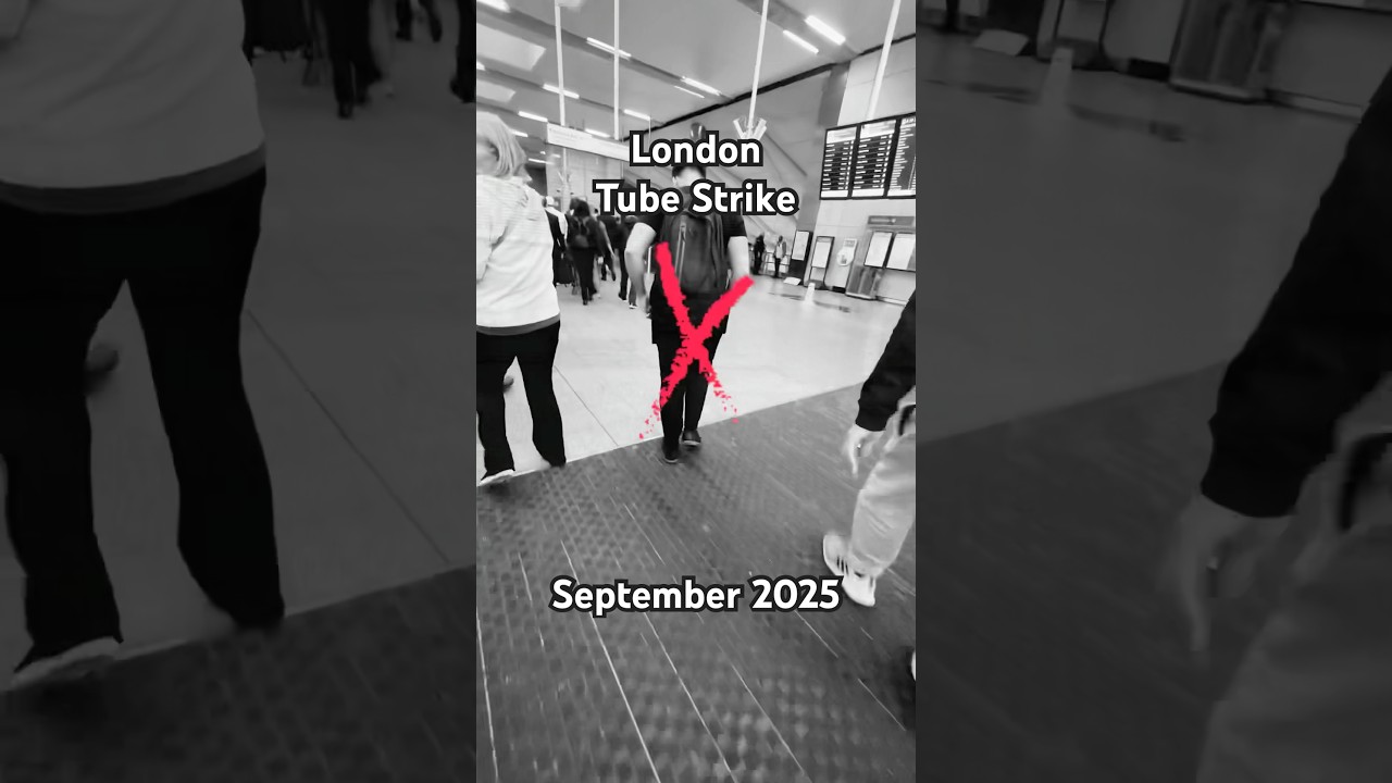 Tube strike in London 2025 #tfl #london
