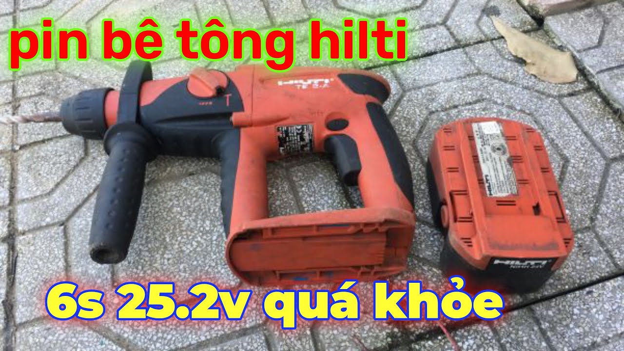 Đóng pin hilti 24v bê tông mạch đa năng 10s ( zalo uy tín )