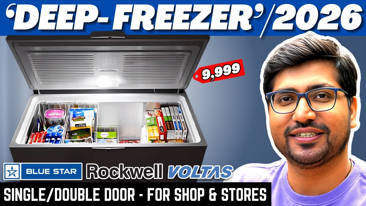 [NEW] Best Deep Freezer 200/350/500 Litre for Shop/Home🔥Best Deep Freezer Price In India 2026