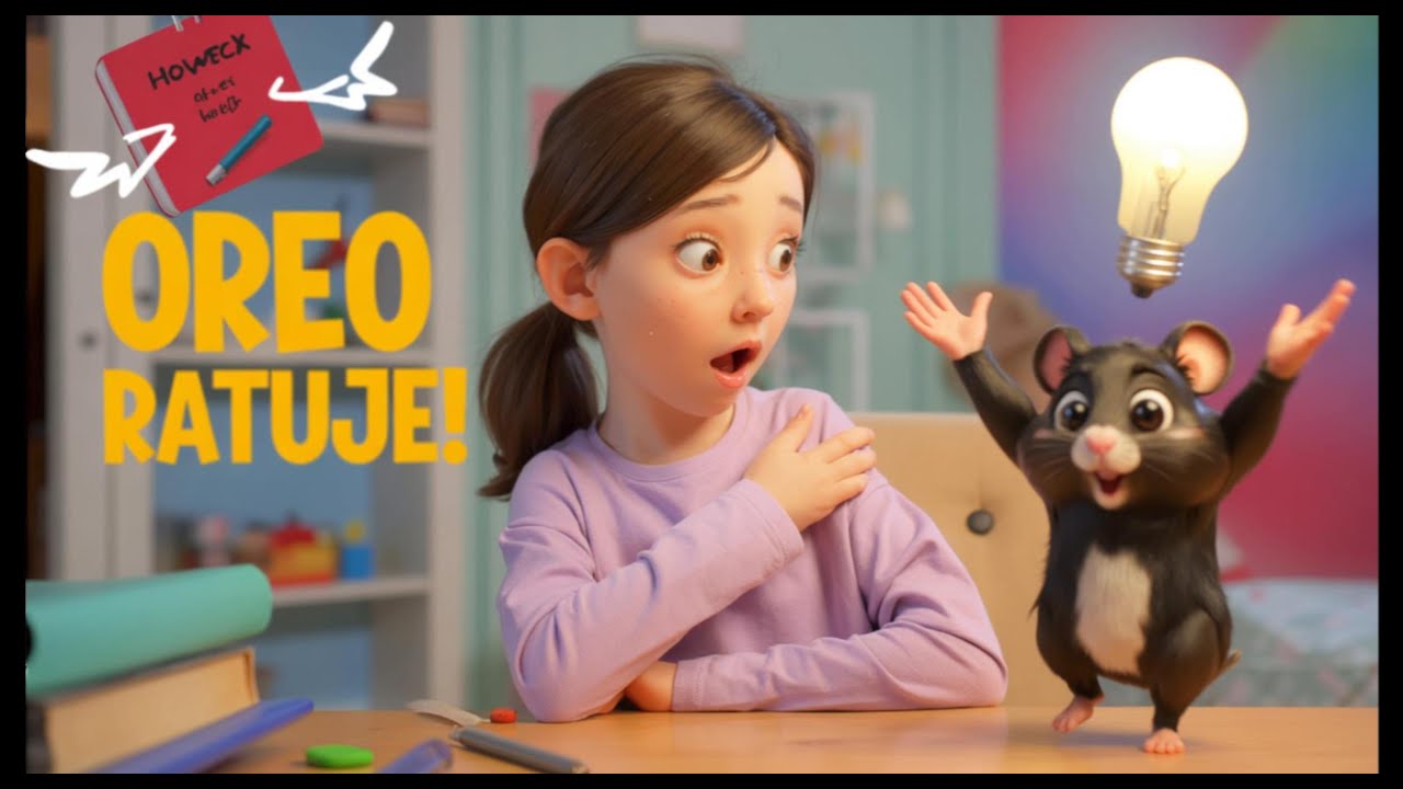 Oreo ratuje zadanie domowe! 🐹 Szalone pomysły Oreo | Piosenka dla dzieci | @piosenkomania-pl