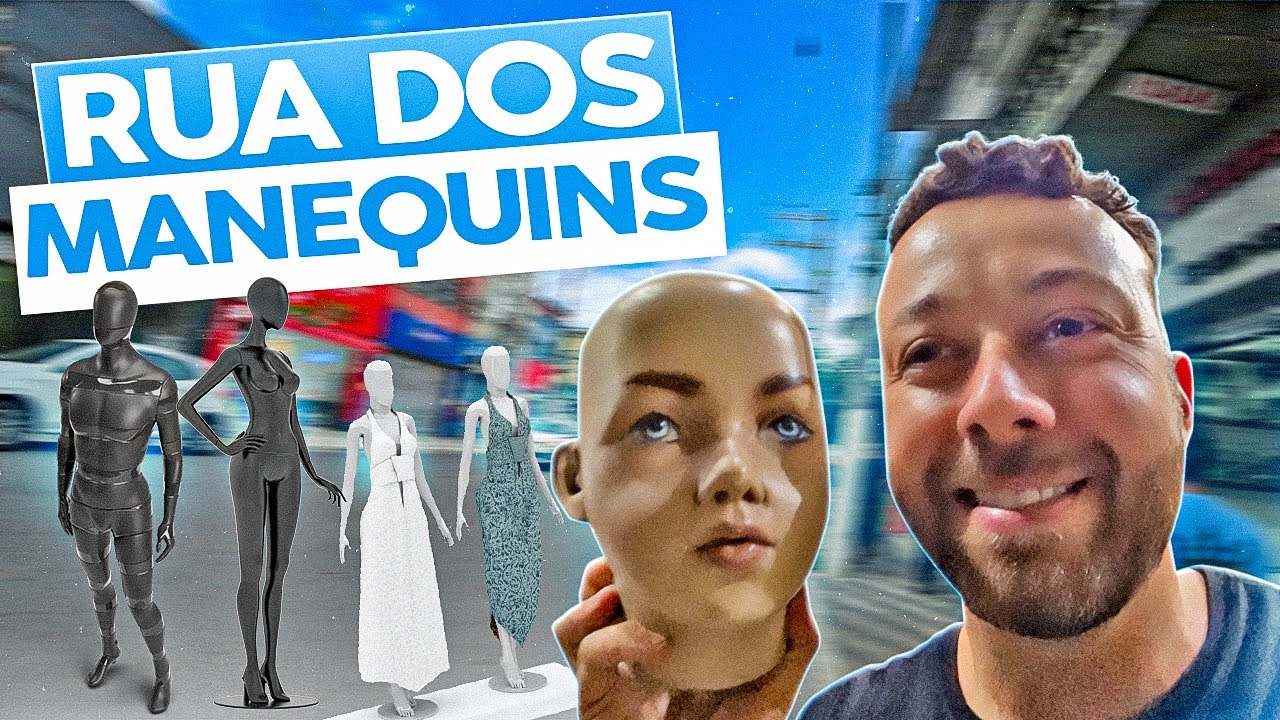 A DIFERENTE RUA dos MANEQUINS em SP