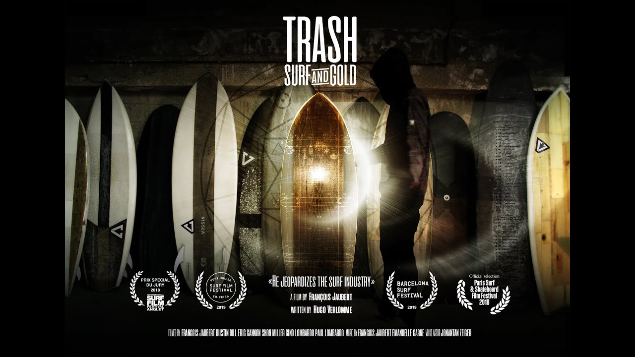 Trash surf & Gold " the Cardboard surfboard" surf documentary - With subtitles