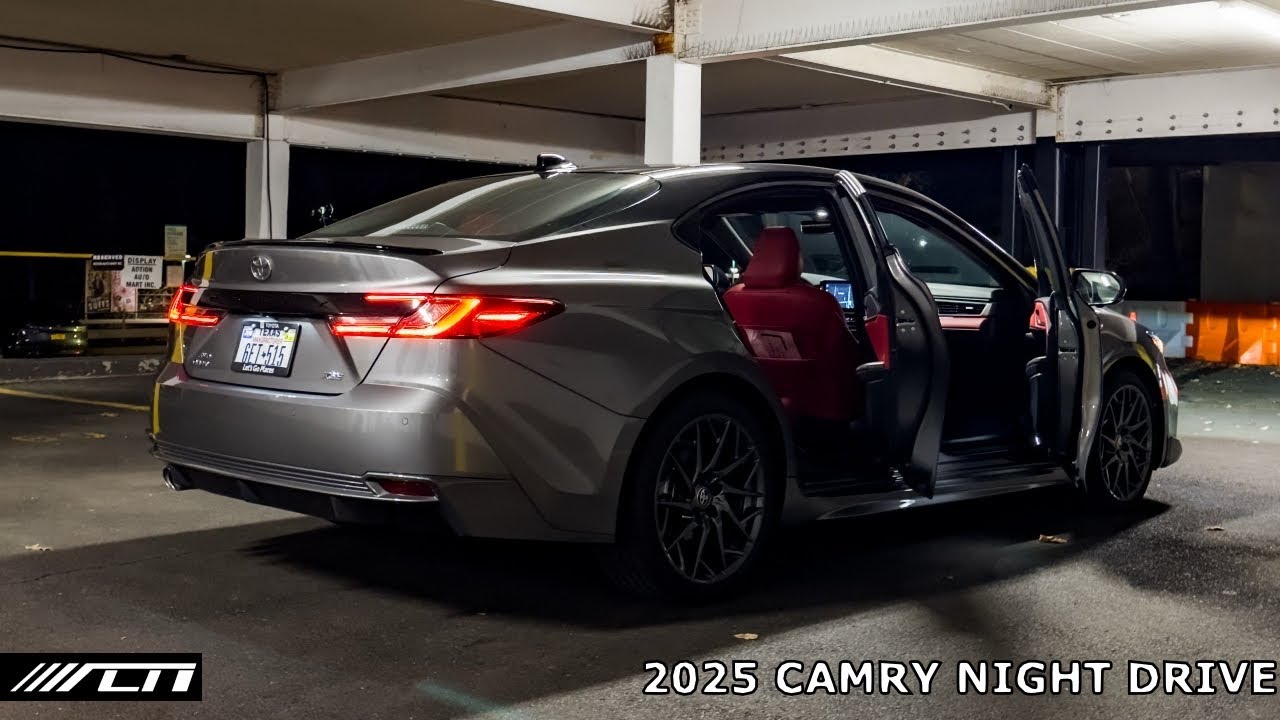 2025 Toyota Camry AWD XSE POV Night Drive