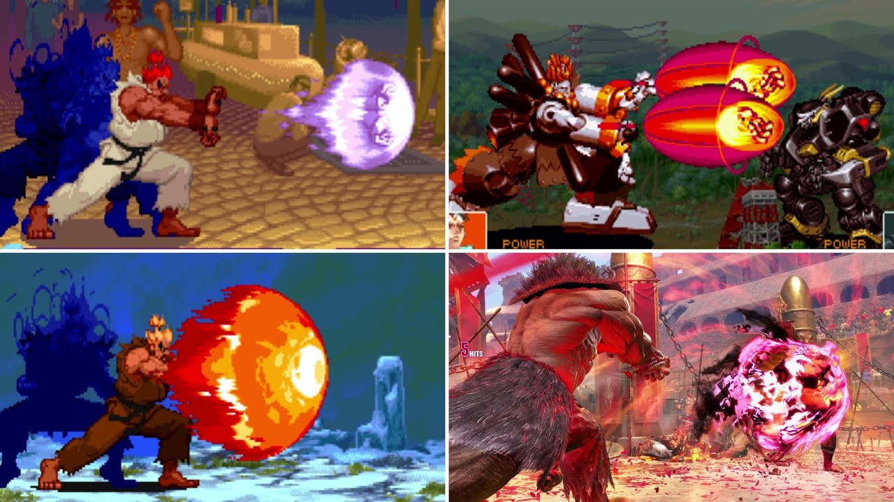 Evolution of Akuma's Messatsu Gou Hadou