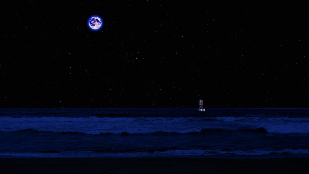 SOOTHING WAVES WITH BUOY BELL AND SEAGULL CAWS FOR RELAXATION, ANXIETY, STUDY, DEEP SLEEP