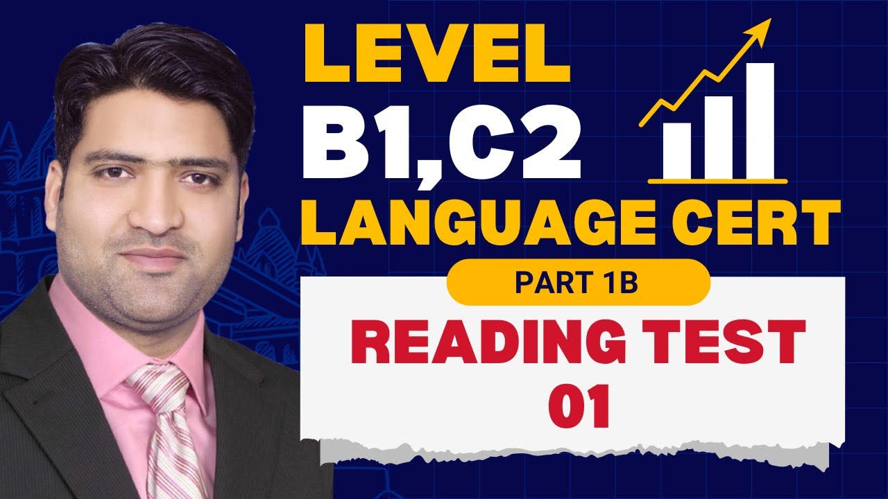 How to Solve Language Cert Academic Reading Test 1| Part 1b For Achiever Level B1 to C2 | SELT