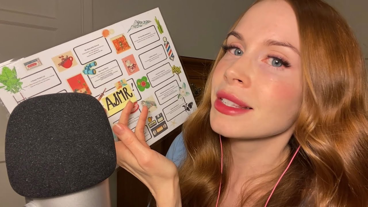🌿ASMR🌿 A Gift I Made for My BF’s Birthday — 100% Whispered Show & Tell with Tingly Tracing