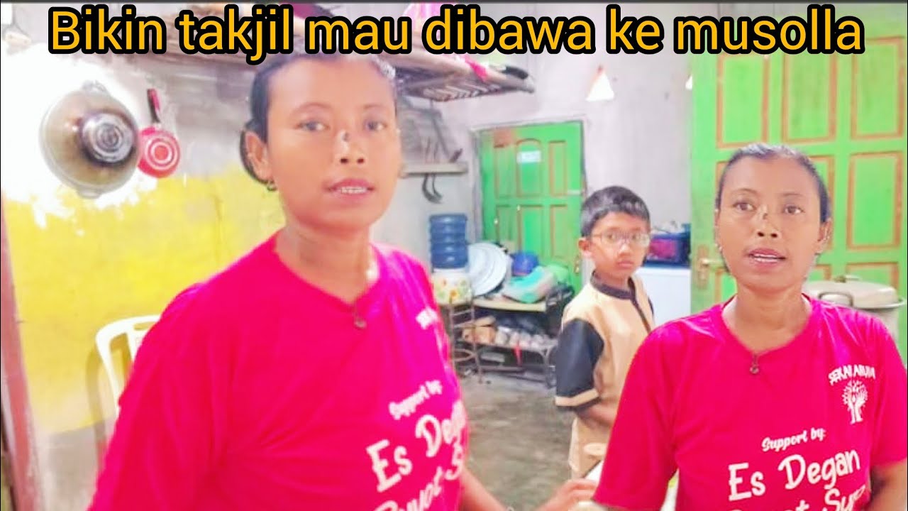 BIKIN TAKJIL MAU DIBAWA KE MUSOLLA